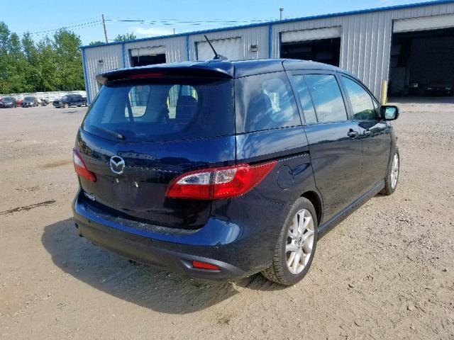 JM1CW2CL0E0169987 - 2014 MAZDA 5 TOURING BLUE photo 4