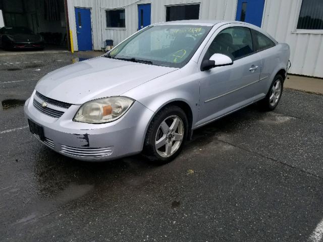 1G1AT18H897246870 - 2009 CHEVROLET COBALT LT SILVER photo 2