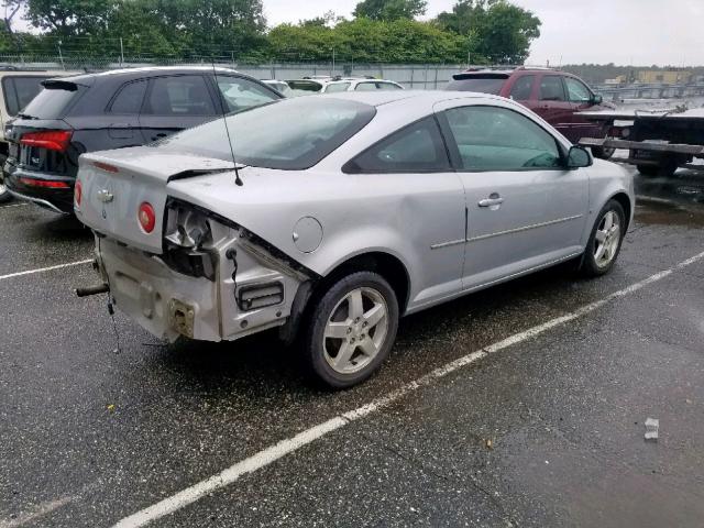 1G1AT18H897246870 - 2009 CHEVROLET COBALT LT SILVER photo 4