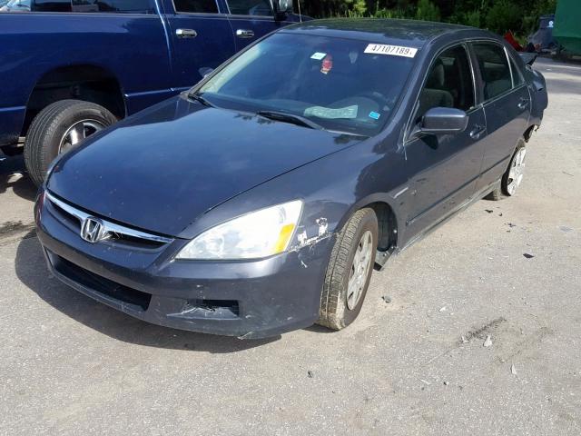 1HGCM56496A030210 - 2006 HONDA ACCORD LX GRAY photo 2