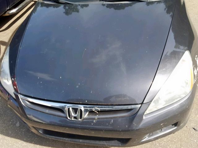 1HGCM56496A030210 - 2006 HONDA ACCORD LX GRAY photo 7