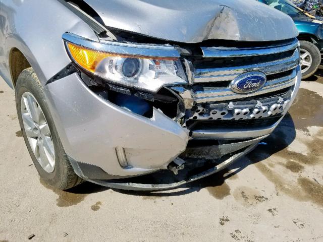 2FMDK4KC6DBA59564 - 2013 FORD EDGE LIMIT SILVER photo 9