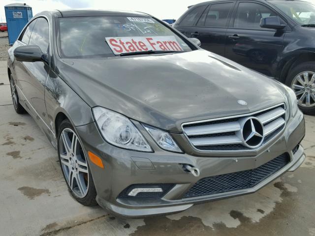 WDDKJ7CB6AF007213 - 2010 MERCEDES-BENZ E 550 GREEN photo 1