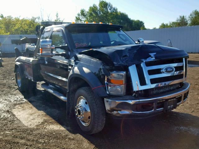 1FDAX57R38EA16947 - 2008 FORD F550 SUPER BLACK photo 1