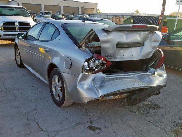 2G2WP582371102419 - 2007 PONTIAC GRAND PRIX SILVER photo 3