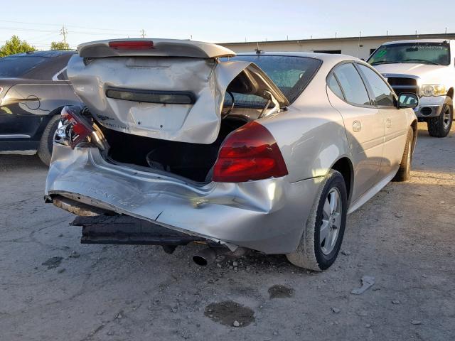 2G2WP582371102419 - 2007 PONTIAC GRAND PRIX SILVER photo 4