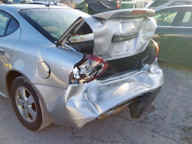 2G2WP582371102419 - 2007 PONTIAC GRAND PRIX SILVER photo 9