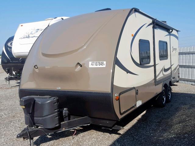 4X4TSVV22HL028594 - 2017 AERO TRAILER BEIGE photo 2