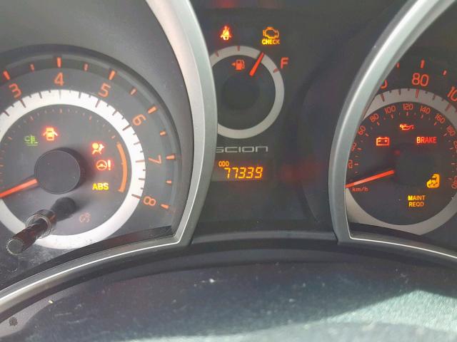 JTKJF5C77E3068030 - 2014 TOYOTA SCION TC შავი ფოტო 8