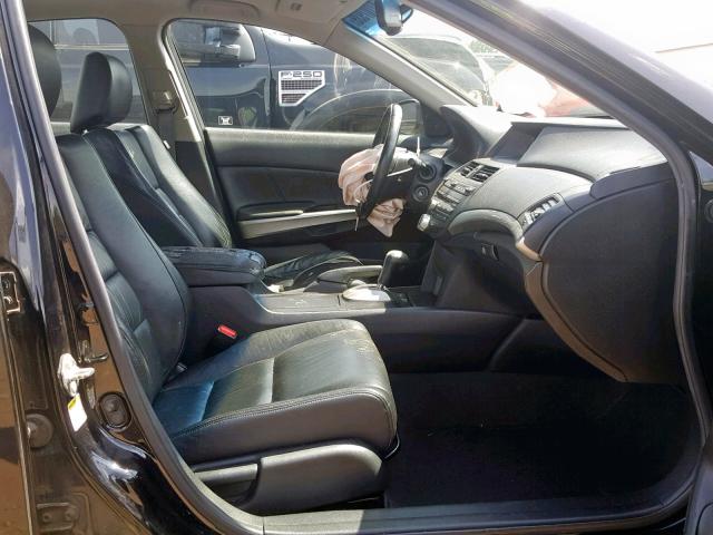 1HGCP26838A092679 - 2008 HONDA ACCORD EXL BLACK photo 5