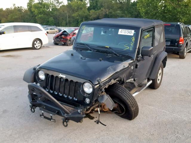 1J4AA2D10BL557809 - 2011 JEEP WRANGLER S BLACK photo 2