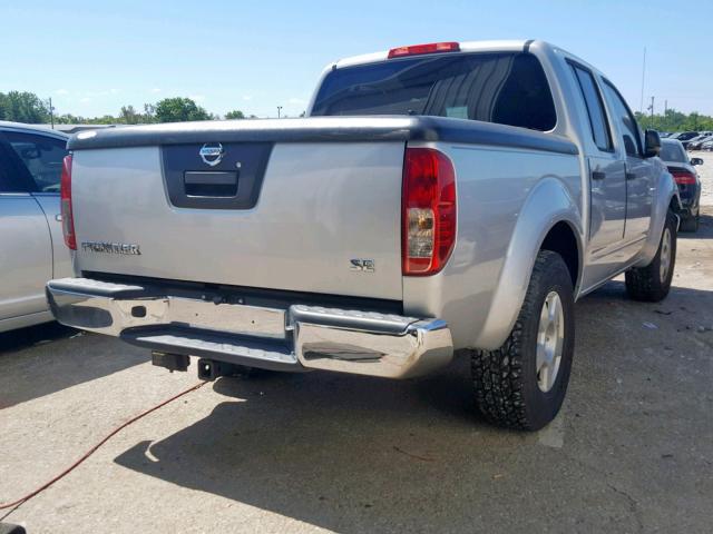 1N6AD07U88C418797 - 2008 NISSAN FRONTIER C GRAY photo 4