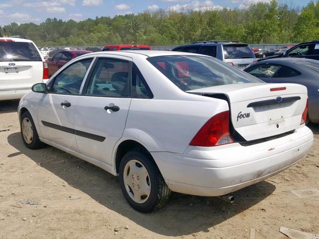 1FAHP33P42W264739 - 2002 FORD FOCUS LX WHITE photo 3