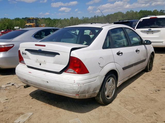 1FAHP33P42W264739 - 2002 FORD FOCUS LX WHITE photo 4