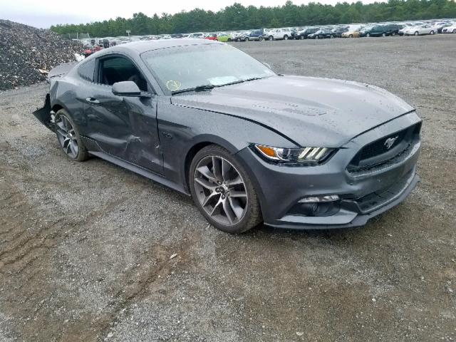 1FA6P8CF6G5210948 - 2016 FORD MUSTANG GT GRAY photo 1