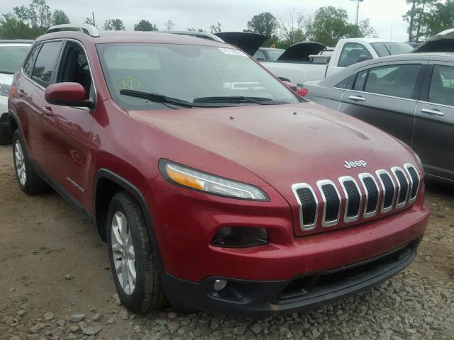 1C4PJLCS3GW342530 - 2016 JEEP CHEROKEE L RED photo 1