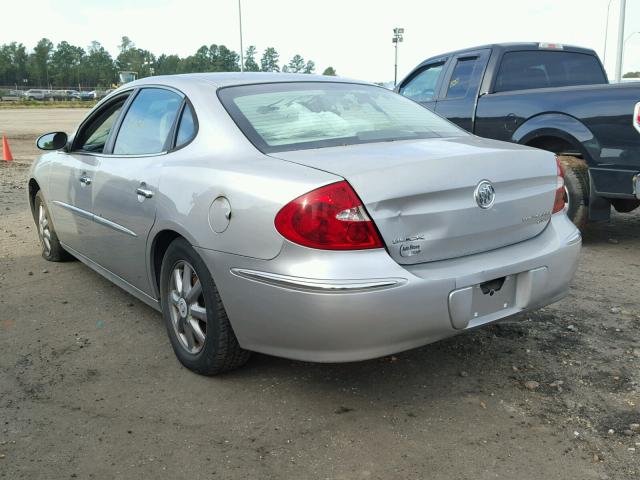 2G4WD582681148506 - 2008 BUICK LACROSSE C SILVER photo 3