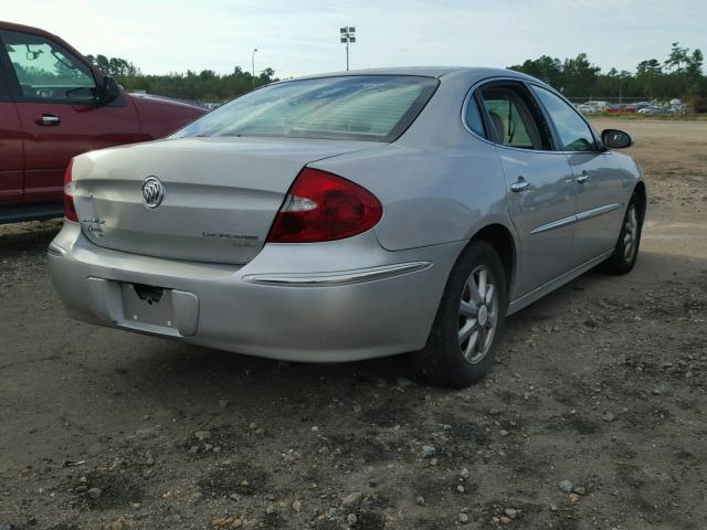 2G4WD582681148506 - 2008 BUICK LACROSSE C SILVER photo 4