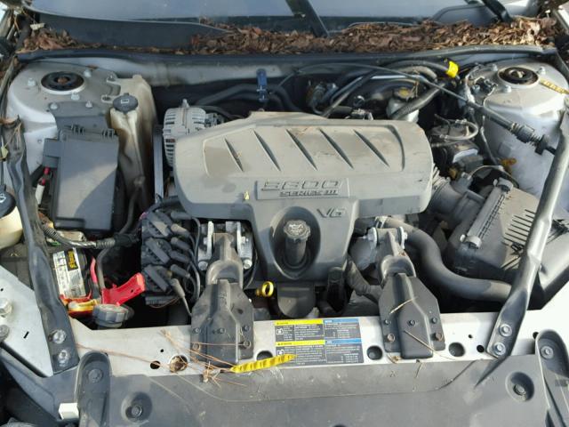 2G4WD582681148506 - 2008 BUICK LACROSSE C SILVER photo 7