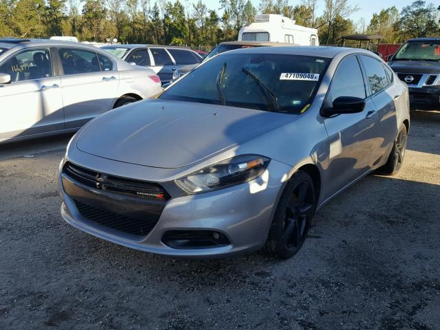 1C3CDFBB7FD415261 - 2015 DODGE DART SXT SILVER photo 2