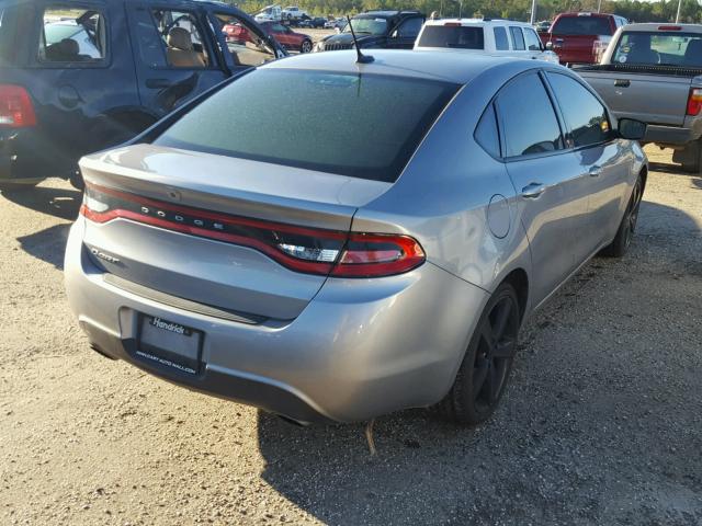 1C3CDFBB7FD415261 - 2015 DODGE DART SXT SILVER photo 4