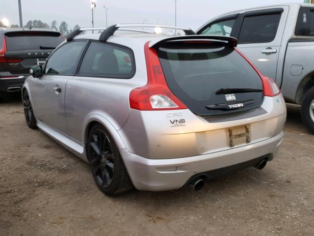 YV1MK672082082098 - 2008 VOLVO C30 T5 SILVER photo 3