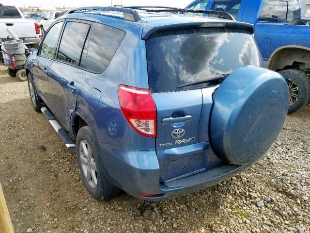 JTMBK34V065004121 - 2006 TOYOTA RAV4 LIMIT BLUE photo 3