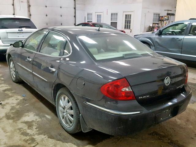 2G4WD582981197845 - 2008 BUICK LACROSSE C GRAY photo 3