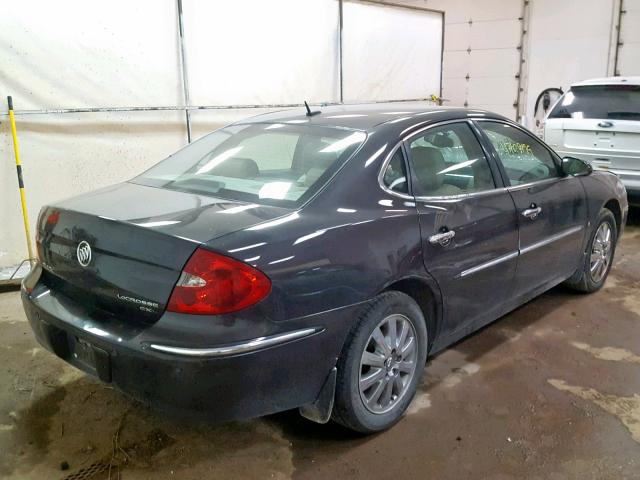 2G4WD582981197845 - 2008 BUICK LACROSSE C GRAY photo 4