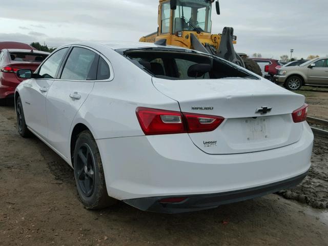1G1ZB5ST1HF225373 - 2017 CHEVROLET MALIBU LS თეთრი ფოტო 3