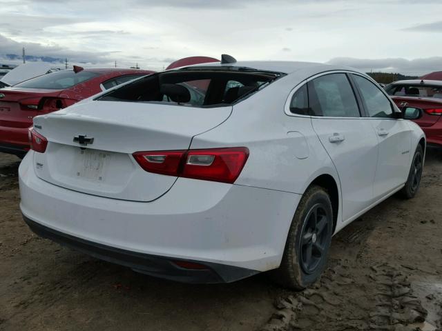 1G1ZB5ST1HF225373 - 2017 CHEVROLET MALIBU LS თეთრი ფოტო 4