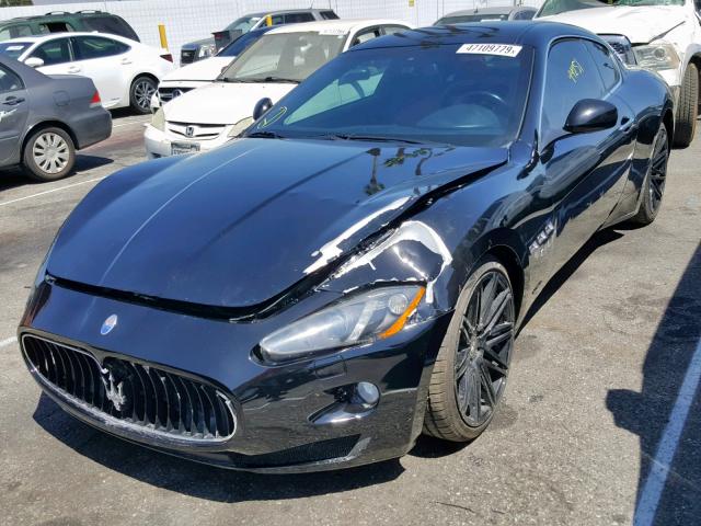 ZAMGJ45A490043463 - 2009 MASERATI GRANTURISM BLACK photo 2