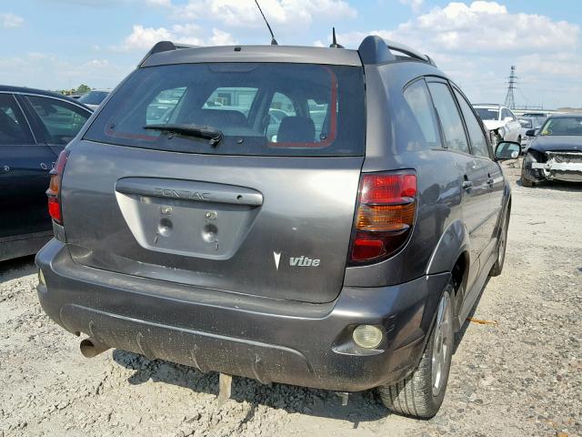 5Y2SL65836Z460145 - 2006 PONTIAC VIBE GRAY photo 4