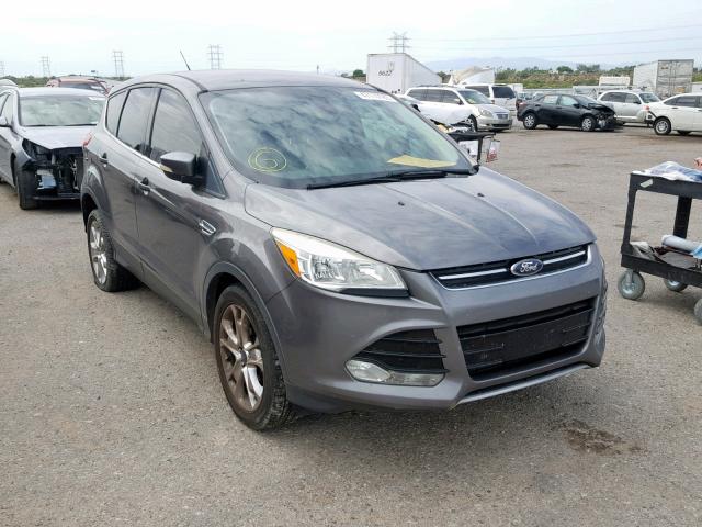 1FMCU0H96DUD71386 - 2013 FORD ESCAPE SEL CHARCOAL photo 1