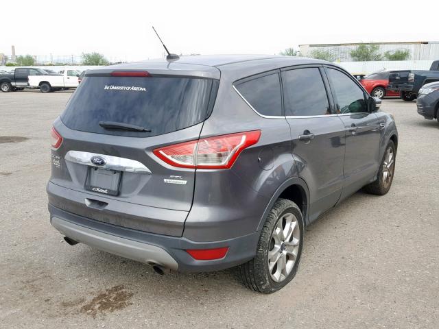 1FMCU0H96DUD71386 - 2013 FORD ESCAPE SEL CHARCOAL photo 4