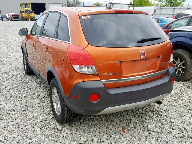 3GSCL33P48S505305 - 2008 SATURN VUE XE ORANGE photo 3