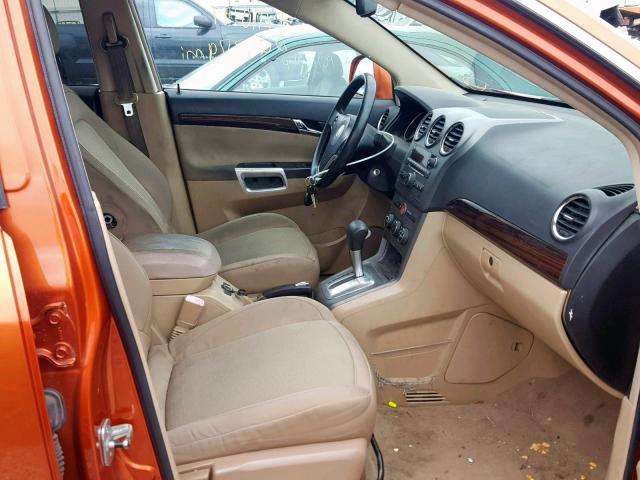 3GSCL33P48S505305 - 2008 SATURN VUE XE ORANGE photo 5