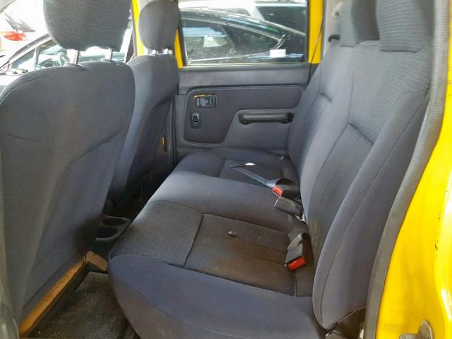 1N6ED27T01C388303 - 2001 NISSAN FRONTIER C YELLOW photo 6