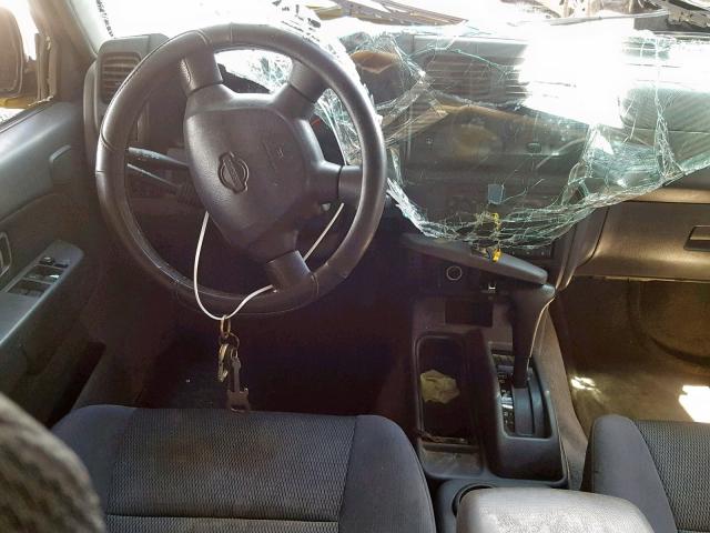 1N6ED27T01C388303 - 2001 NISSAN FRONTIER C YELLOW photo 9