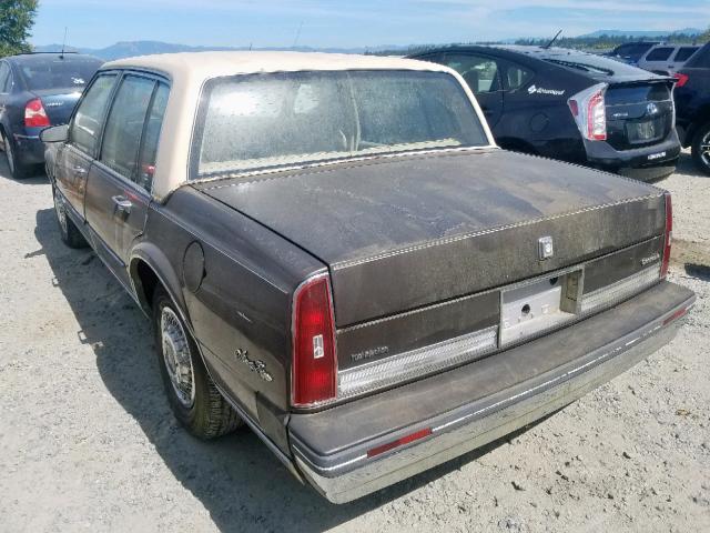 1G3CW69B1G1314165 - 1986 OLDSMOBILE 98 REGENCY BROWN photo 3