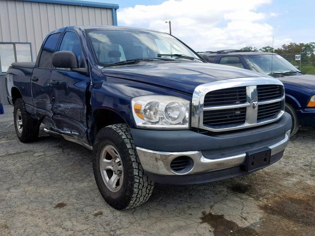 1D7HU18N78J149823 - 2008 DODGE RAM 1500 S BLUE photo 1