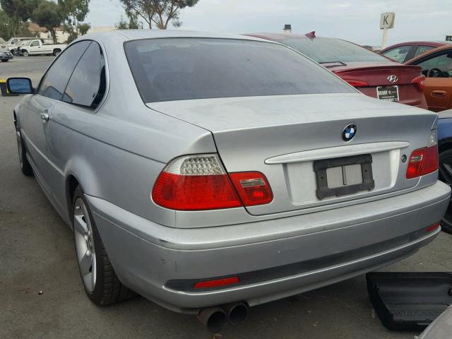 WBABV13454JT21799 - 2004 BMW 325 CI SUL SILVER photo 3