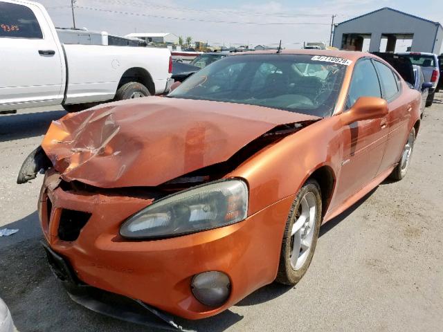 2G2WR524341128910 - 2004 PONTIAC GRAND PRIX ORANGE photo 2