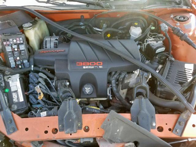 2G2WR524341128910 - 2004 PONTIAC GRAND PRIX ORANGE photo 7