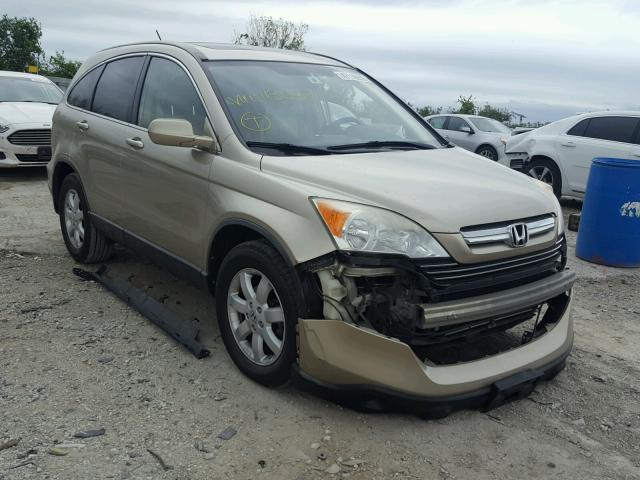 JHLRE48777C113098 - 2007 HONDA CR-V EXL GOLD photo 1