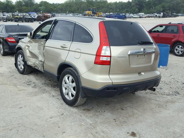 JHLRE48777C113098 - 2007 HONDA CR-V EXL GOLD photo 3