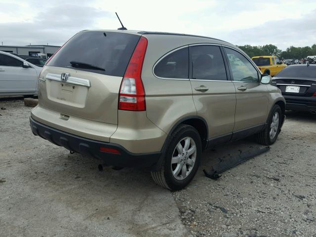 JHLRE48777C113098 - 2007 HONDA CR-V EXL GOLD photo 4