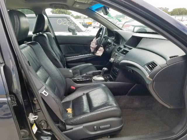 1HGCP368X8A079756 - 2008 HONDA ACCORD EXL BLACK photo 5