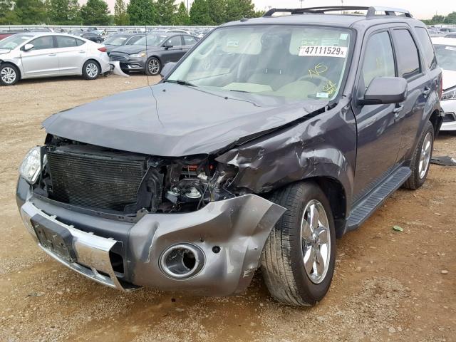 1FMCU0EG8BKC37670 - 2011 FORD ESCAPE LIM GRAY photo 2