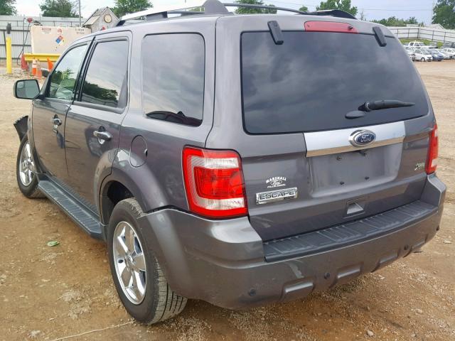 1FMCU0EG8BKC37670 - 2011 FORD ESCAPE LIM GRAY photo 3